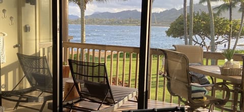 View Of Wailua Bay From Inside the Condo 