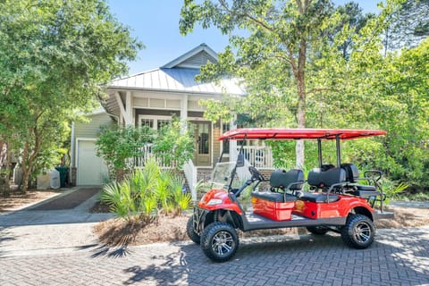 Go for a ride in the golf cart