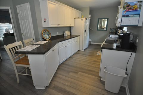 Galley style kitchen, lots of room for groceries
