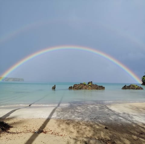 Beach nearby, white sand
