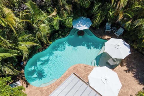 Salt Shack Pool View from Above