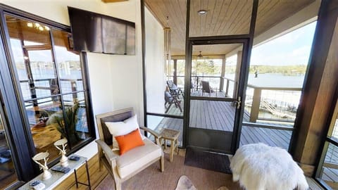 You can even watch your favorite sporting event from the 3 season porch