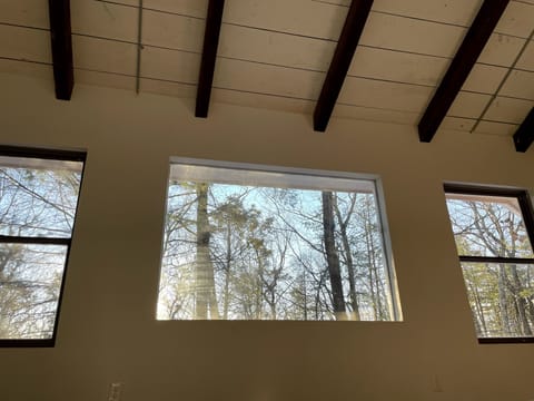 A view from the master bedroom in winter