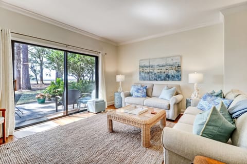 Beautifully Furnished Living Space with Marsh Views