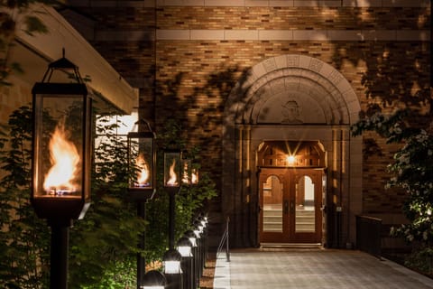 Front of property - evening/night