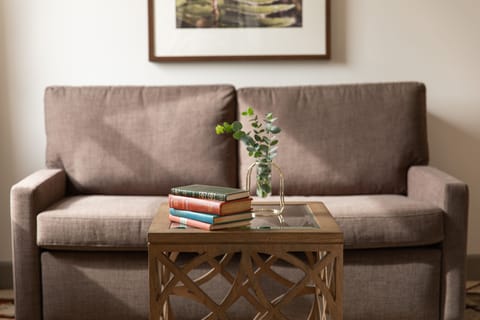 60-inch Smart TV with satellite channels, TV, books