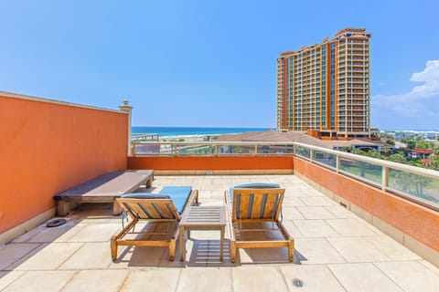 Private Terrace with Gulf Views