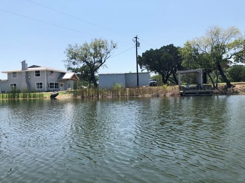 View from out on the pond