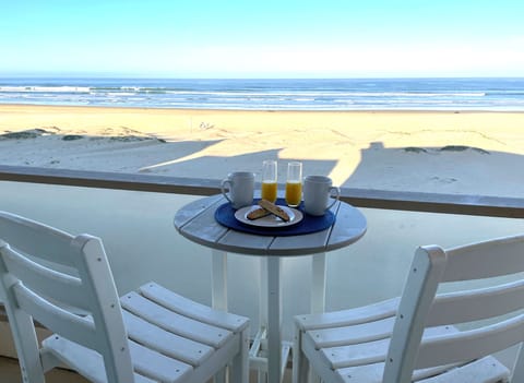 Wake up to breakfast with an ocean view.