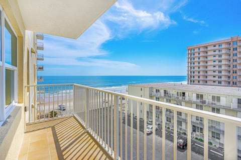 Ocean view side of the balcony