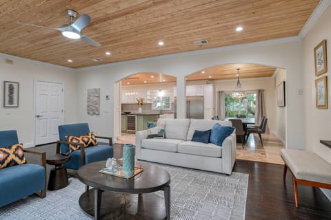 Open concept living.