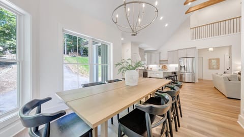 Open Dining and Kitchen