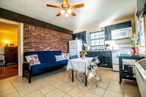 Private kitchenette, lounge & laundry off the master bedroom 