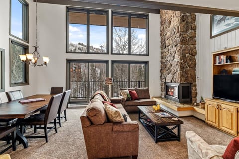 Connect with loved ones in this inviting and fluid living space.