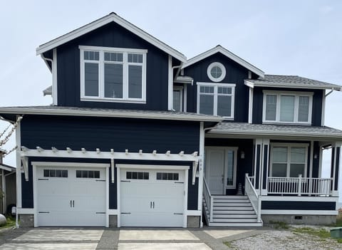Street side of house.