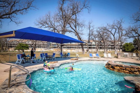 Enjoy access to a relaxing shared pool during your stay!