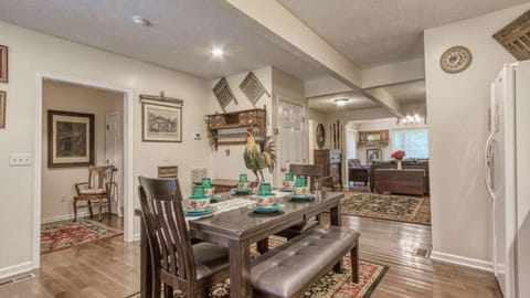 The Farmhouse's inviting dining area
