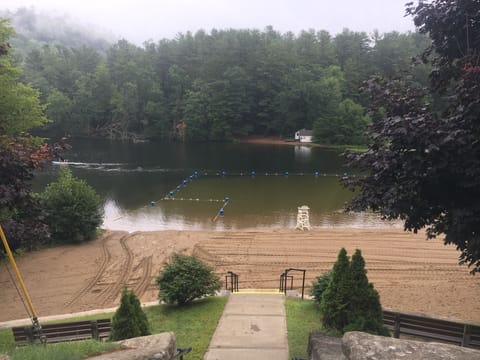 Beach#1:Pierpont beach at base of Cobble Mountain and Lake Luzerne Music camp