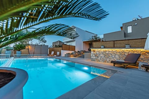 Swimming pool of Exceptional modern villa,Private pool,Near amenities,Beach,Rethymno,Crete
