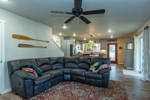 Living Room with Reclining Couch