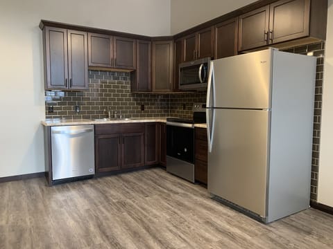 Full sized appliances & dishwasher too!  