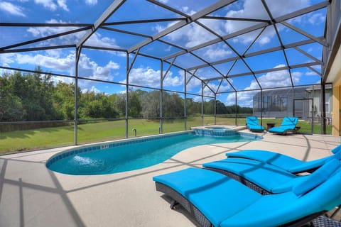 Relax in your own private pool and spa lounge with no rear neighbors.