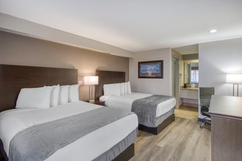 Standard Room, 2 Queen Beds, Non Smoking | Frette Italian sheets, premium bedding, down comforters, pillowtop beds