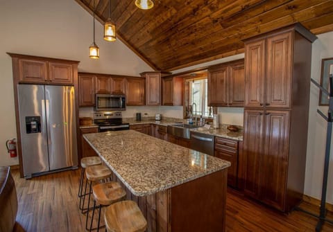 Kitchen with Island and Bar Seating