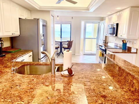 Fully stocked kitchen ready to create a flavorful masterpiece 