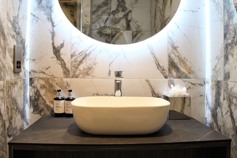 Free toiletries, hair dryer, towels, soap