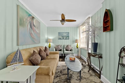 Casa Maria 1 is full of vintage, beachy vibes to make your stay bright and cheery