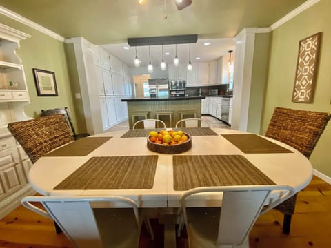 Dining room table for six guests