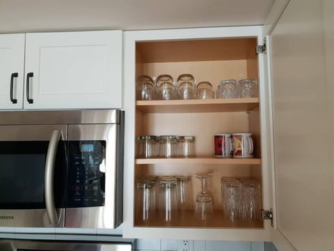 Fully stocked kitchen