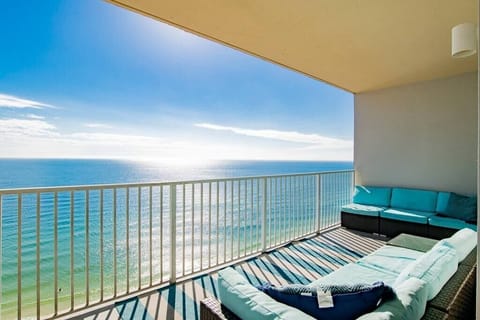 Unmatched views from the spacious balcony.