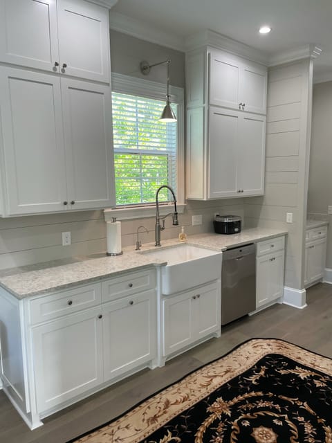 Kitchen sink overlooking lagoon