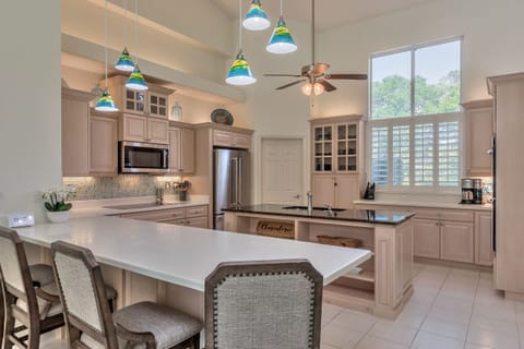 Well appointed kitchen.