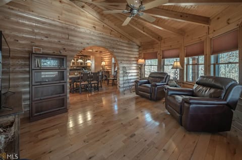 Football room facing kitchen