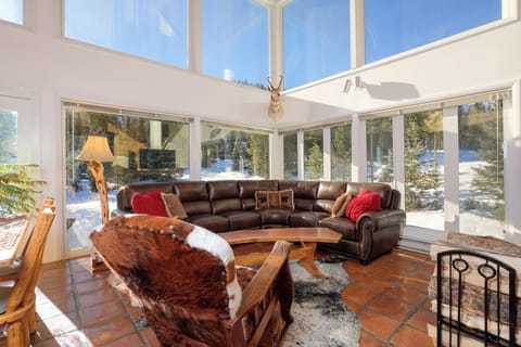 Enjoy the views from the large windows | Main Level