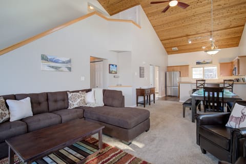 Have a seat on the comfy couch | Main Level