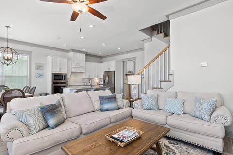 Living Area - Sofa, Loveseat + Two Chairs - First Floor