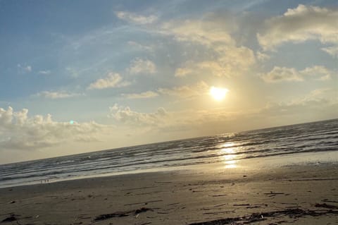 North Padre Island at sundown 