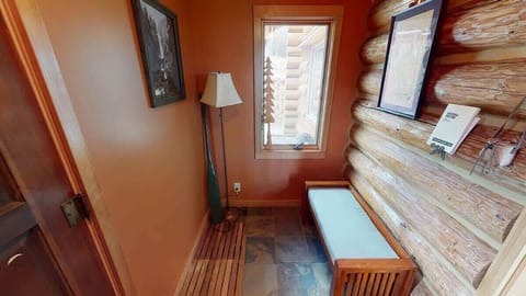 Entryway of the cabin.