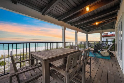 Guests will love this stunning beachfront balcony to see sweeping views in Dune Allen Beach