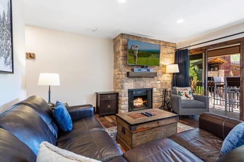 Living room with balcony access