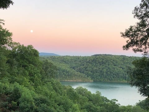 Evening view from deck