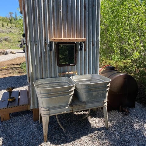 Trappers outdoor sink