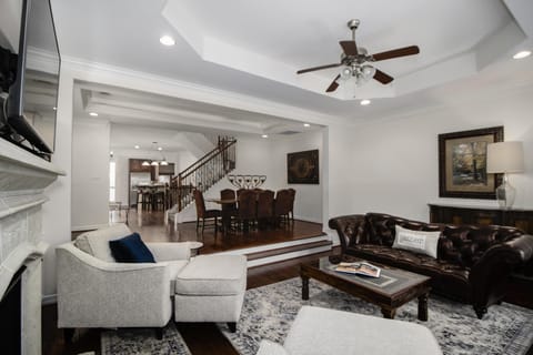 Open plan living dining and kitchen