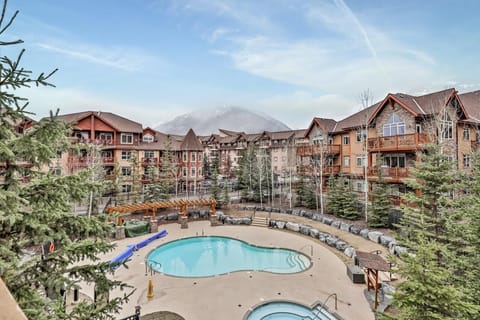 Outdoor heated pool 