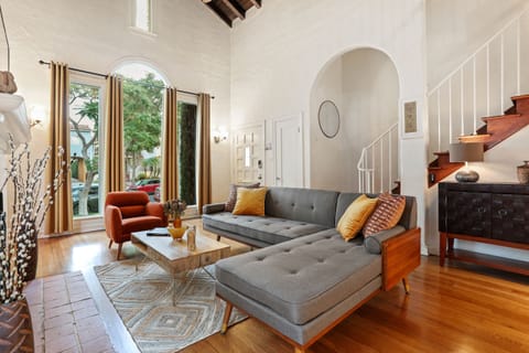 Formal Living Room with Barrel Ceilings