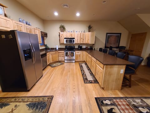 Lots of space to cook.